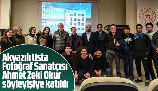 Ahmet Zeki Okur söyleyişiye katıldı