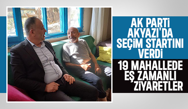 AK Parti Akyazı'da seçim startını verdi