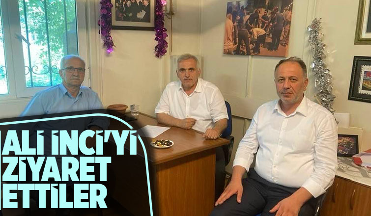 AK Parti Akyazı İlçe Başkanından Ali inci'ye ziyaret