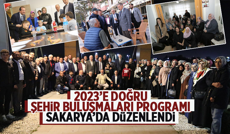 AK Parti'de 2023'e Doğru Şehir Buluşmaları Programı