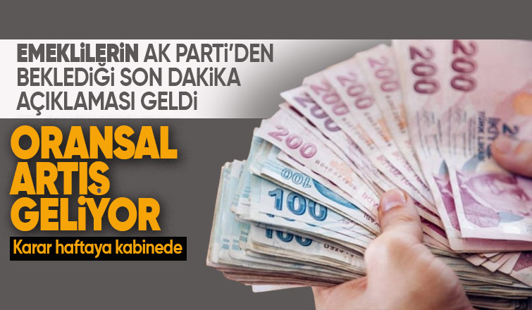 AK Parti'den emekliye ek zam açıklaması: Çalışmalar sürüyor