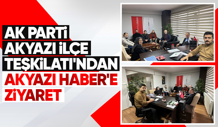 AK Parti İlçe Teşkilatından Çalışan Gazeteciler Günü ziyareti
