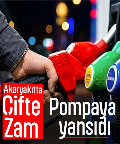 Akaryakıtta çifte zam; Pompaya yansıdı