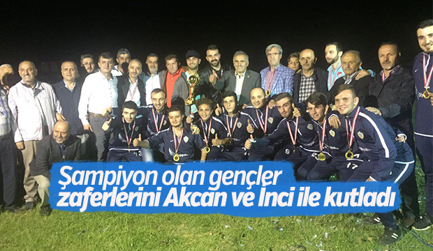 AKCAN VE İNCİ DEN HARUNUSTALI GENÇLERE TEBRİK
