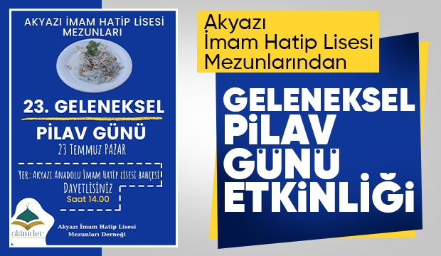 AKİMDER'den Pilav Günü etkinliği