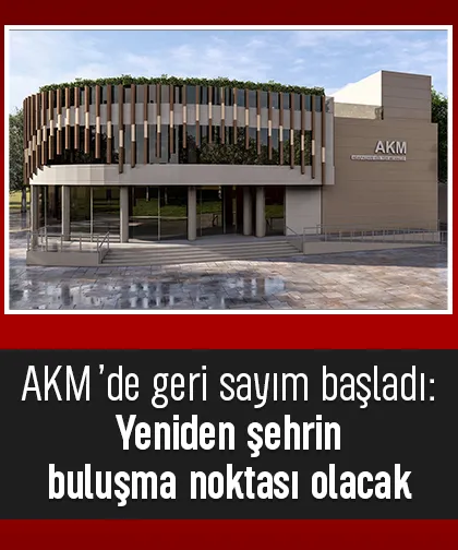 AKM'de çalışmalar sürüyor