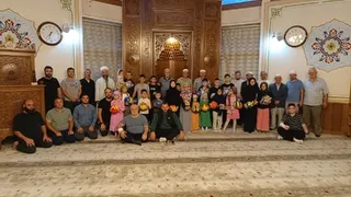 Akşemseddin Camii’nde Osmanlı geleneği yaşatıldı