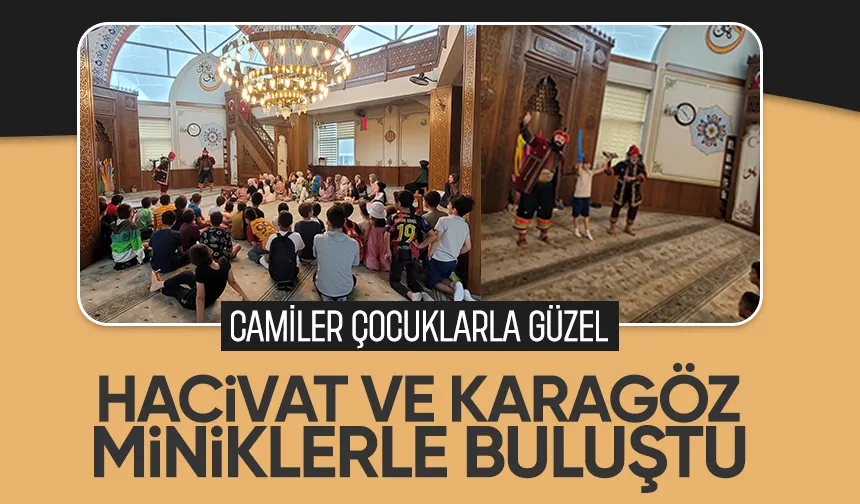 Akşemsettin Camii'nde Çocuklara Özel Hacivat-Karagöz Etkinliği