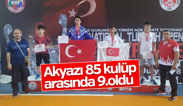 Akyazı 85 kulup arasından 9. Oldu 