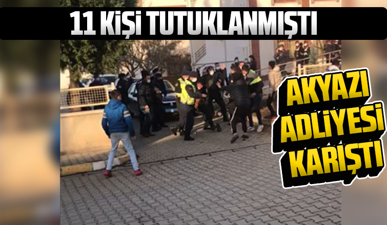 Akyazı Adliyesi karıştı