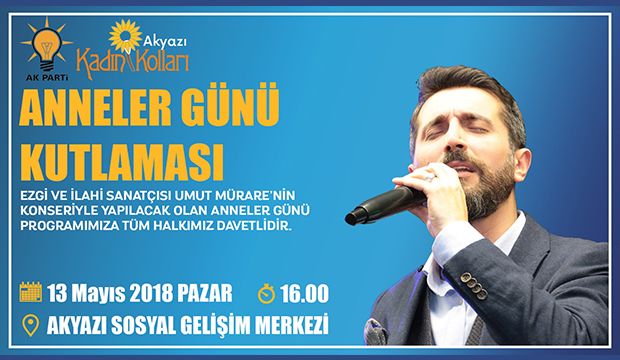 AKYAZI AK PARTİ KADIN KOLLARI ANNELER GÜNÜ ETKİNLİĞİ