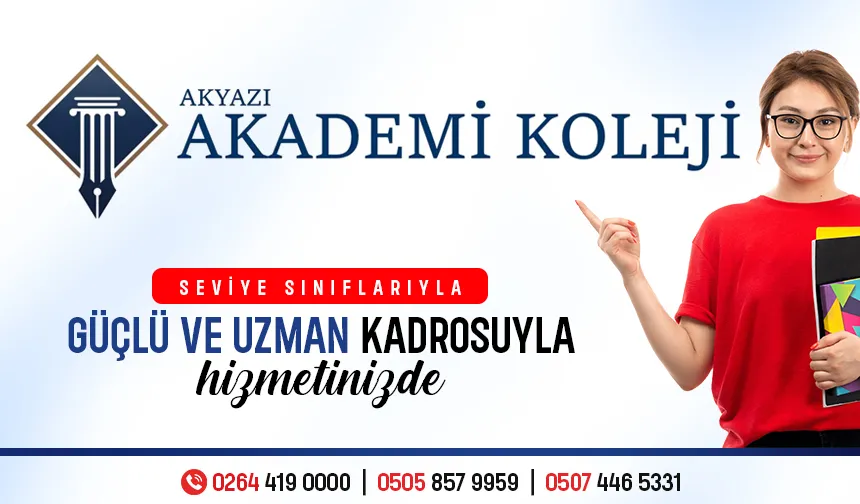 Akyazı Akademi Koleji (Eski Sınav Lisesi) Yeni Adıyla Hizmetinizde!