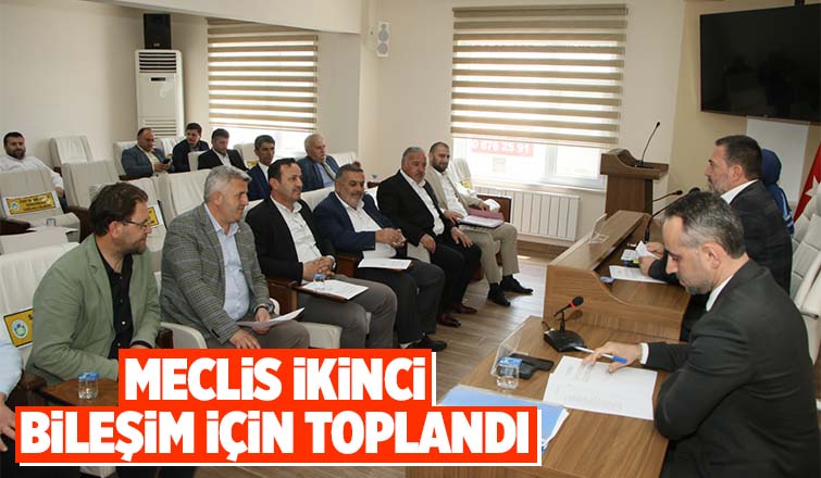 Akyazı Belediye Meclisi ikinci bileşim için toplandı