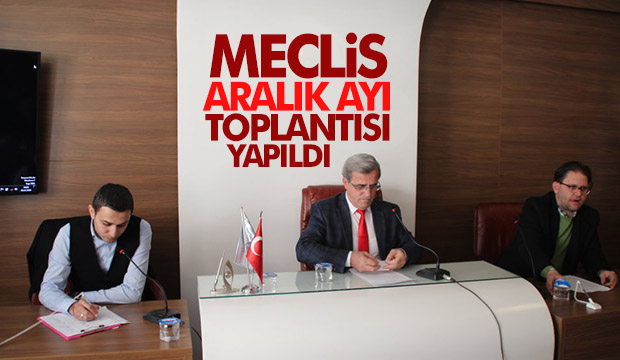 Akyazı Belediyesi Aralık Ayı Meclis Toplantısı Yapıldı