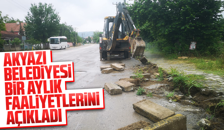Akyazı Belediyesi Bir haftalık faaliyetlerini açıkladı