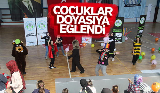 AKYAZI BELEDİYESİ ÇOCUK KULÜBÜNDEN ÇOK ÖZEL ETKİNLİK
