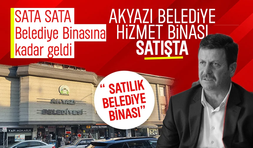 Akyazı Belediyesi Hizmet binasında bulunan 18 ayrı dükkanı ihale yoluyla satıyor