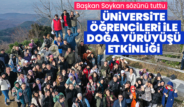 Akyazı Belediyesi'nden üniversite öğrencilerine doğa gezisi