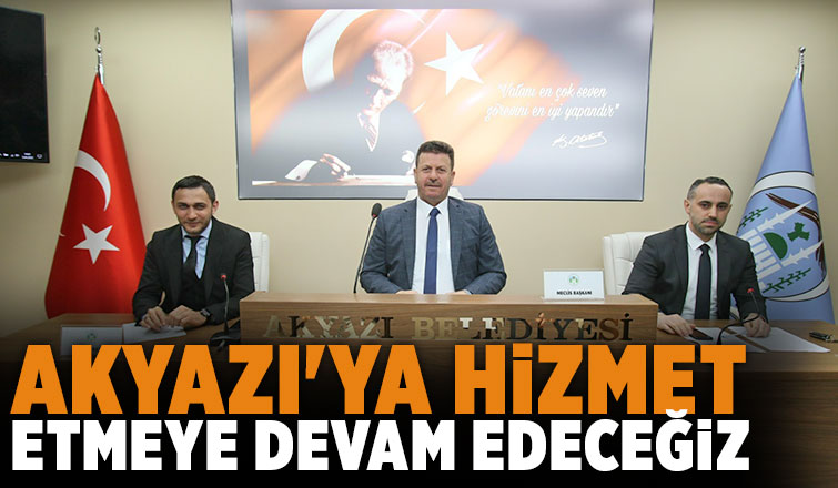 Akyazı Belediyesi Nisan ayı meclis toplantısında 3 yıllık çalışmaları değerlendirdi