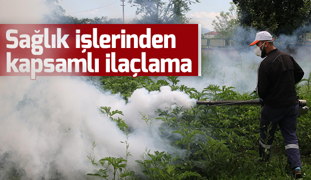 Akyazı Belediyesi Sağlık İşleri Ekiplerinden Kapsamlı İlaçlama