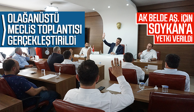 Akyazı Belediyesinde Olağanüstü Meclis toplantısı Yapıldı