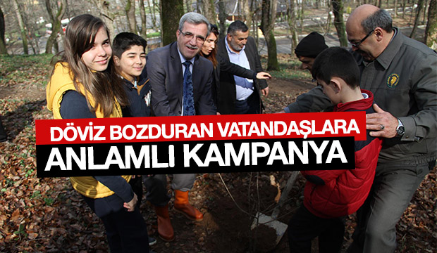 AKYAZI BELEDİYESİNDEN DİKİLİ BİR LİRA n OLSUN KAMPANYASI