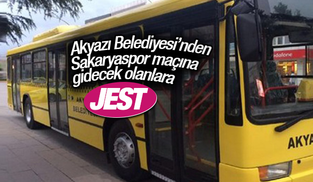 Akyazı Belediyesinden Sakaryaspor Maçına Araç Desteği