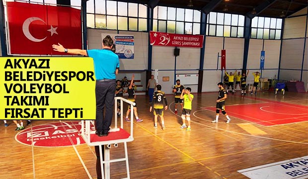 Akyazı Belediyespor Voleybol takımı Fırsat tepti