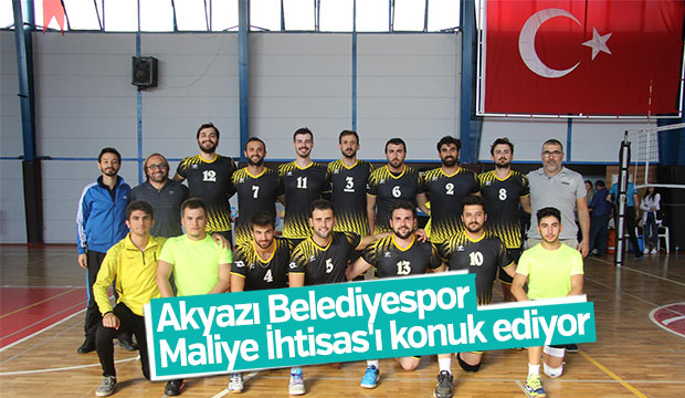 Akyazı Belediyespor'un rakibi Maliye İhtisas
