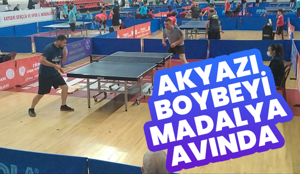 Akyazı Boybeyi madalya avında