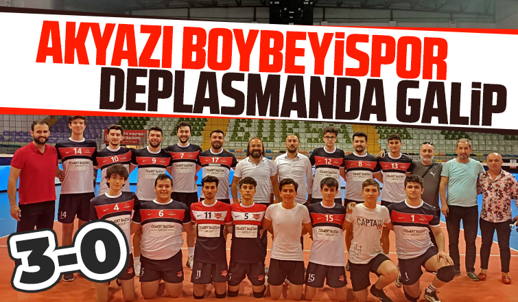 Akyazı Boybeyispor deplasmanda galip