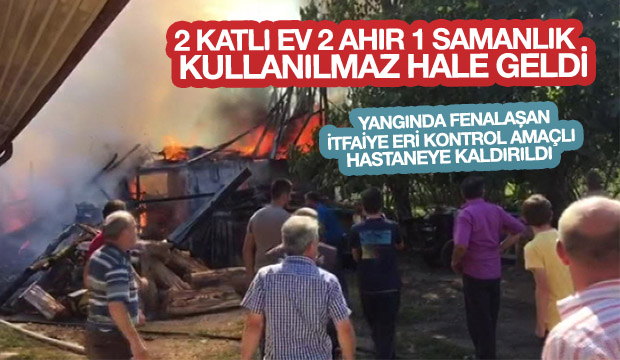 Akyazı Çıldırlar Mahallesinde Yangın