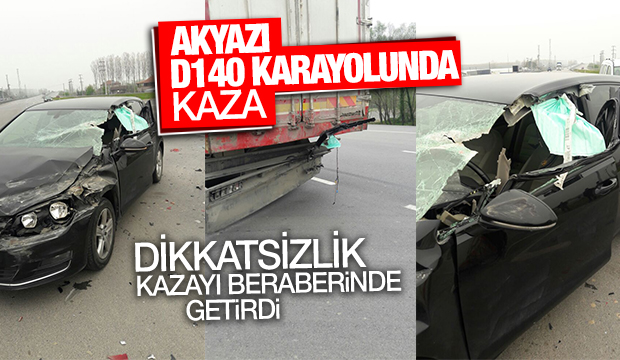 Akyazı D140 Karayolunda Kaza