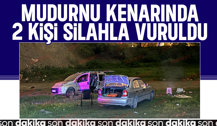 Akyazı'da 2 kişi silahla vuruldu