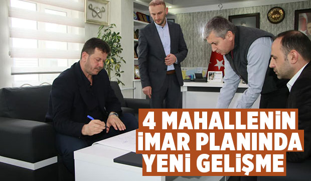 Akyazı'da 4 mahallenin imar planlarında çalışma