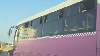 Akyazı'da 40 derecede klimasız otobüste yolculuk