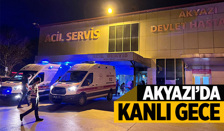 Akyazı'da bıçaklanan kişi ağır yaralandı