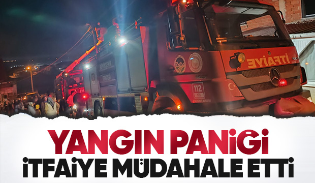 Akyazı'da ev yangını