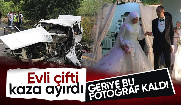 Akyazı'da evli çifti kaza ayırdı