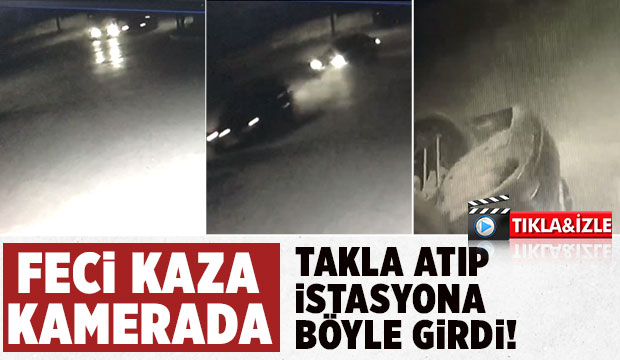 Akyazı'da faciadan dönülen anlar kamerada