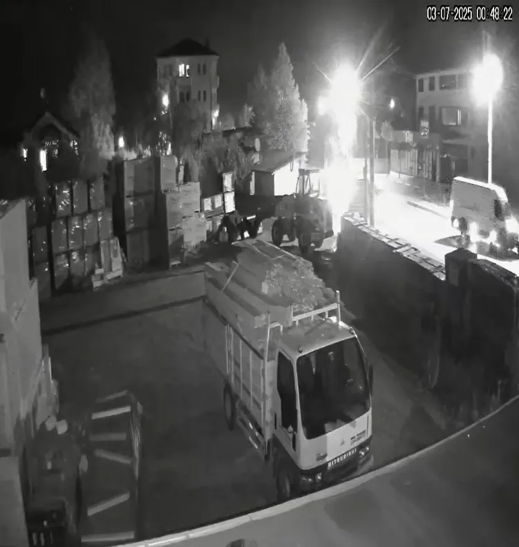 Akyazı'da feci kaza kamerada