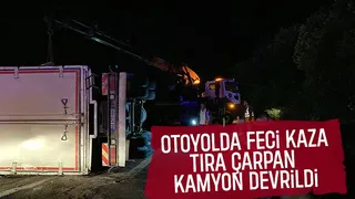 Akyazı'da feci kaza