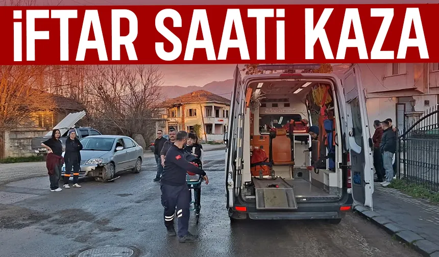 Akyazı'da iftar saati kaza: 1 yaralı
