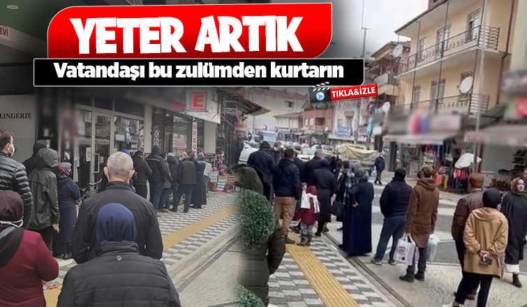 Akyazı'da ilaç kuyruğu vatandaşı isyan ettirdi