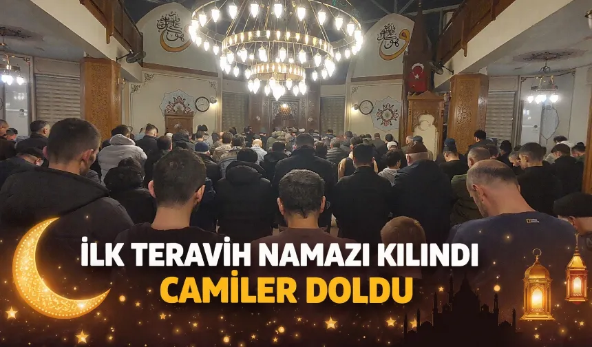 Akyazı'da ilk teravih namazı kılındı