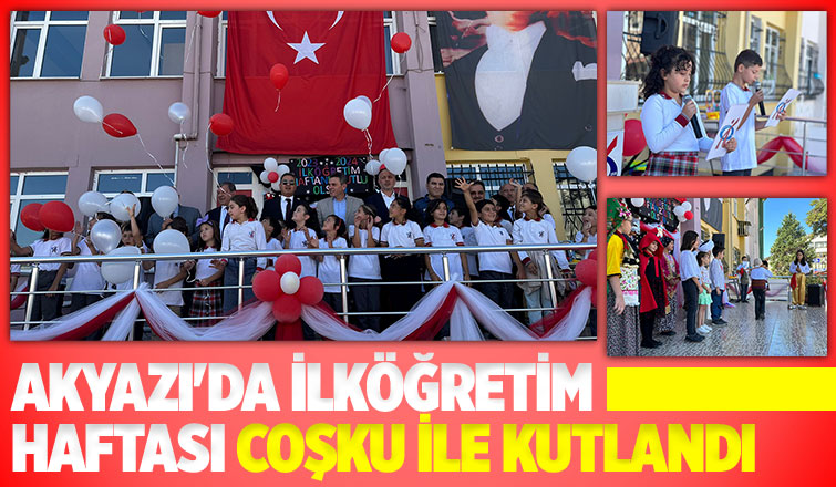 Akyazı'da ilköğretim haftası kutlandı