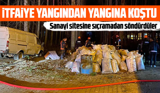 Akyazı'da itfaiye yangından yangına koştu