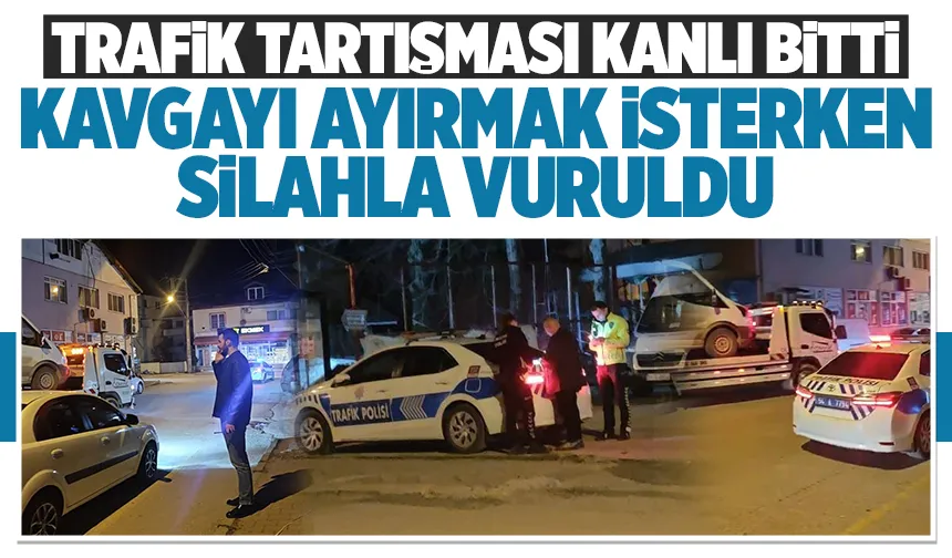 Akyazı'da kanlı olay; kavgayı ayırmak isterken vuruldu