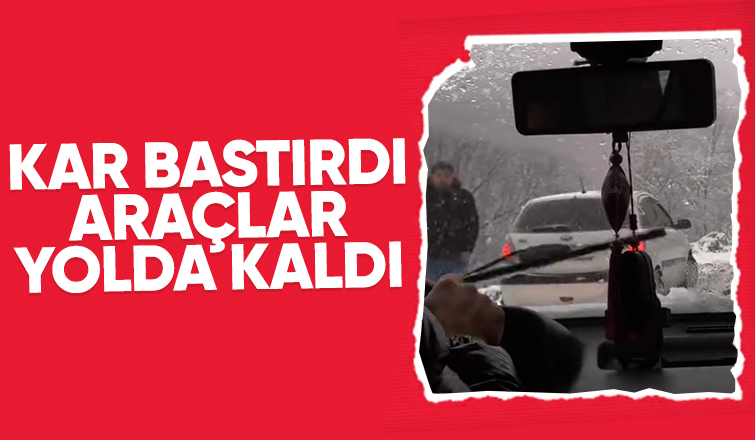 Akyazı'da kar yağışı etkili oluyor