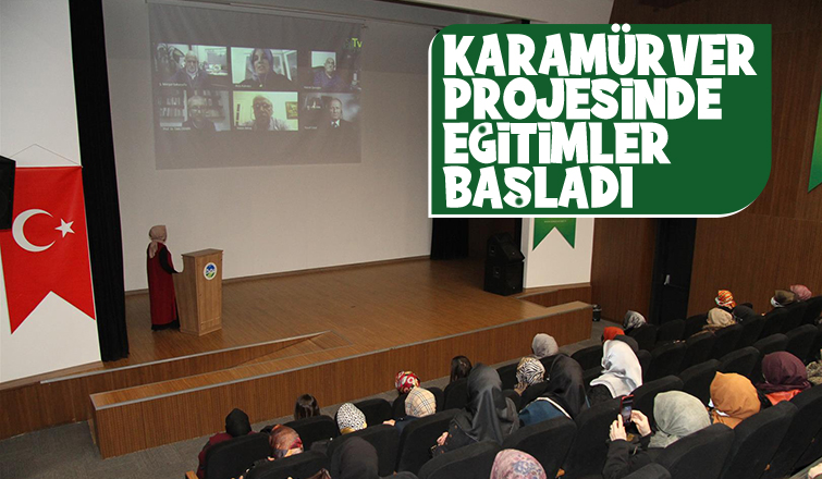 Akyazı'da Karamürver Projesinde eğitimler başladı